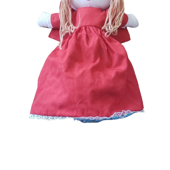 Vintage Topsy Turvy Red Riding Hood Fairy Tale Doll Grandma Wolf See Description - Picture 4 of 10